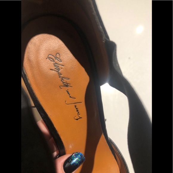 Elizabeth&James high heel leather pumps size 6-1/2 - Picture 8 of 8